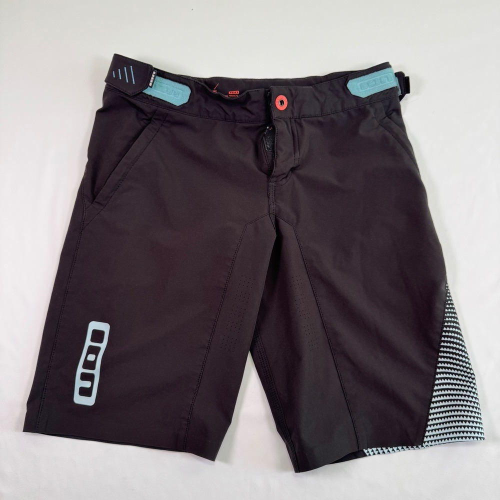ION Traze Surf Shorts Mens 38 Black Traze Wakeboard Board Shorts Stretch Tech